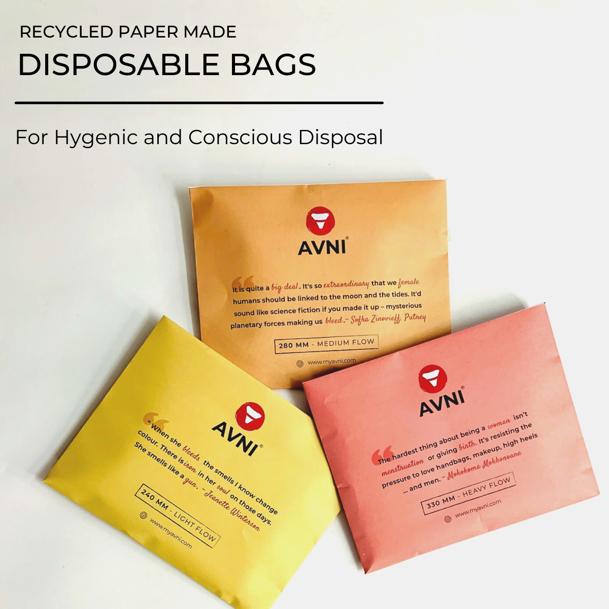 I Love Clean Sirona Disposable Intimate Hygiene Sanitary Bag  OoWomaniya  Store
