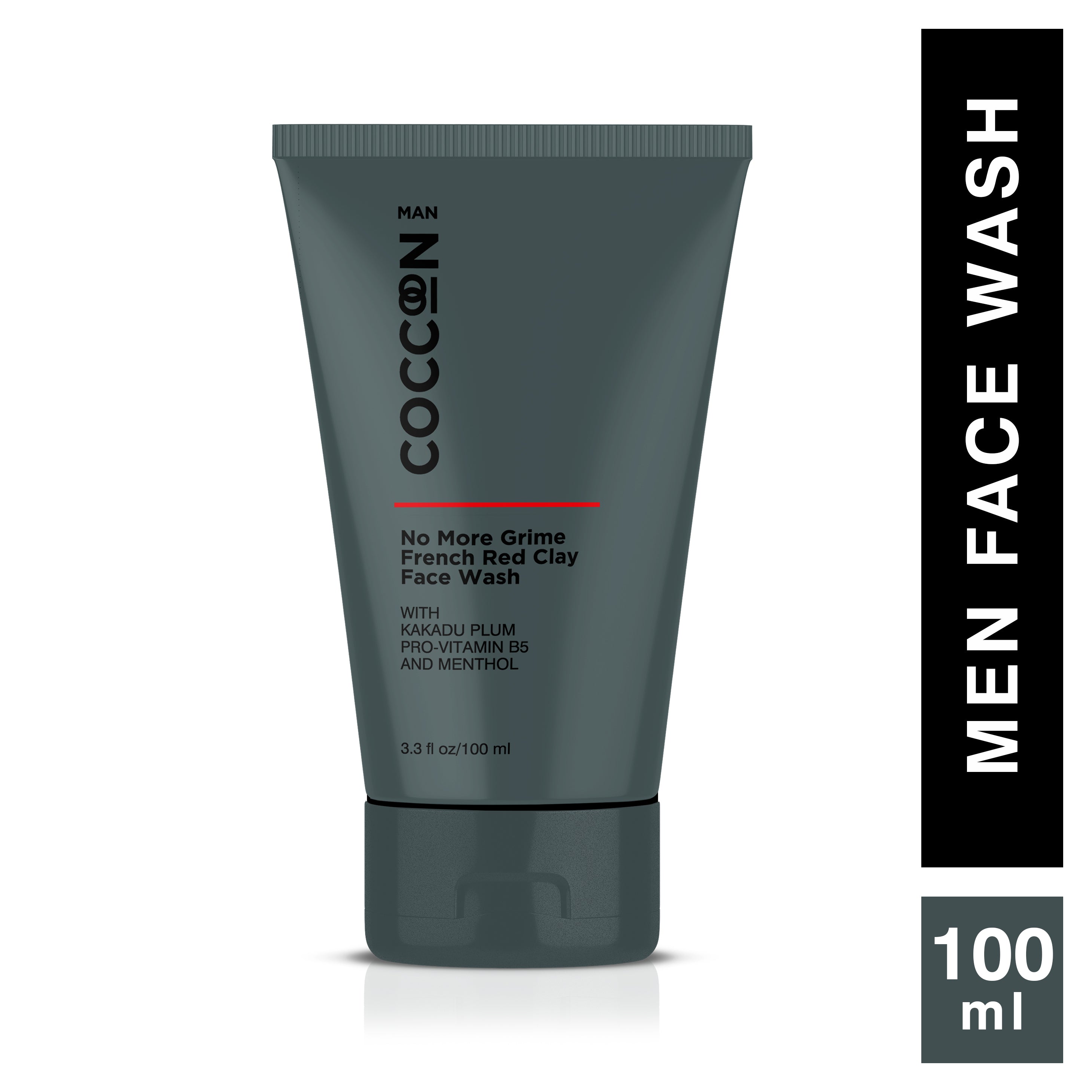Coccoon Man No More Grime French Red Clay face Wash - Coccoon - BeKarmic