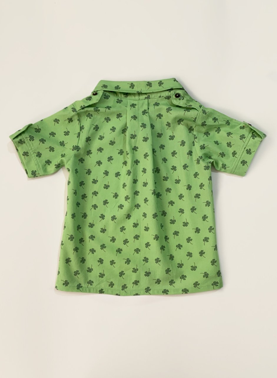 Elfin House - Kyle Clove Print Shirt | BeKarmic | Shirt | 12-18 months, 18-24 months, 3-4 years, 4-5 years, 5-6 years, 9-12 months, Boys, Elfin House, Kids, Shirt, Topwear