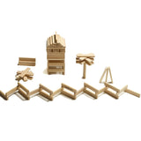 Wooden  Planks / Building Bricks (100 Pieces) - Toyroom - BeKarmic