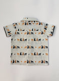 Miles Cat Print Shirt