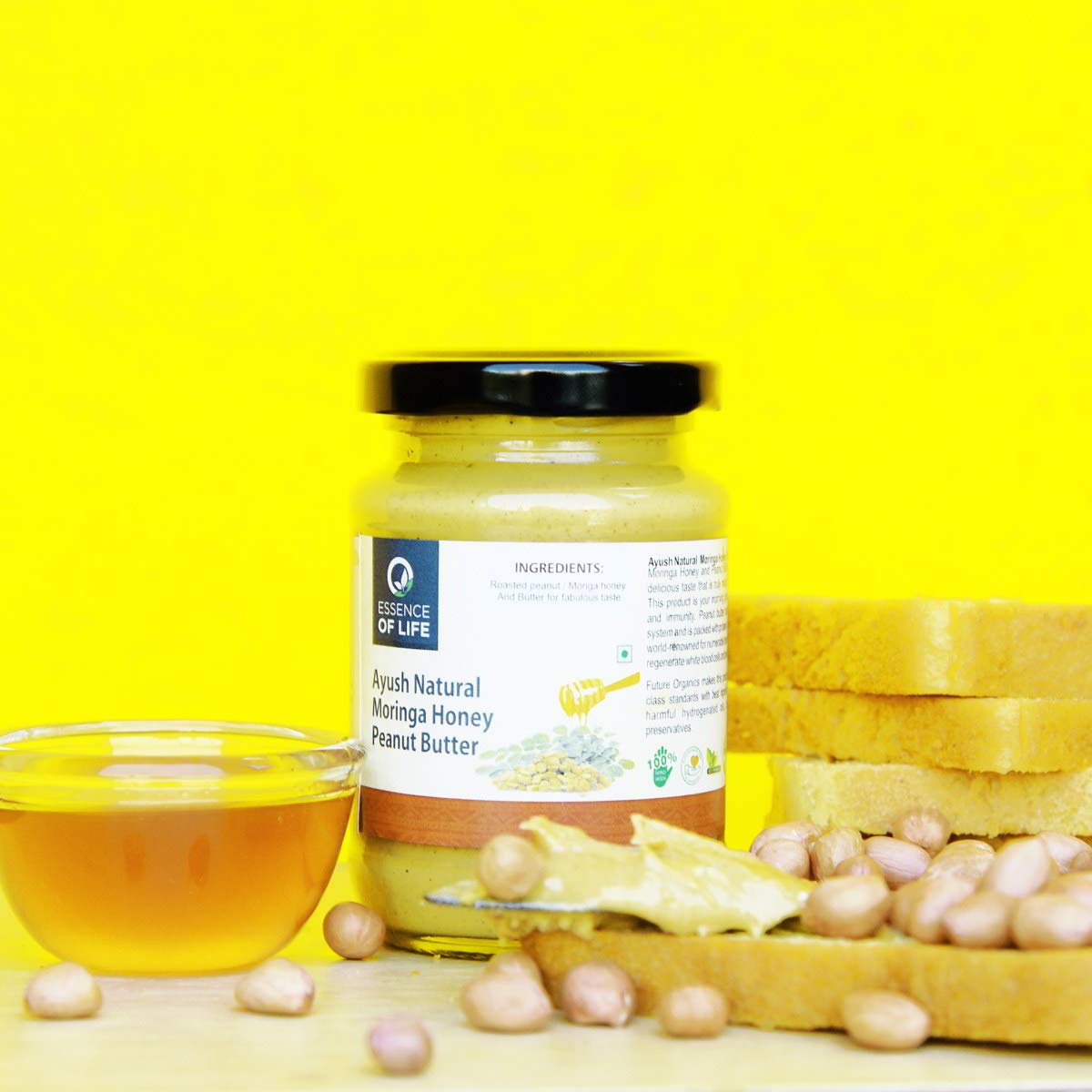 Ayush Natural Moringa Honey PeanutButter