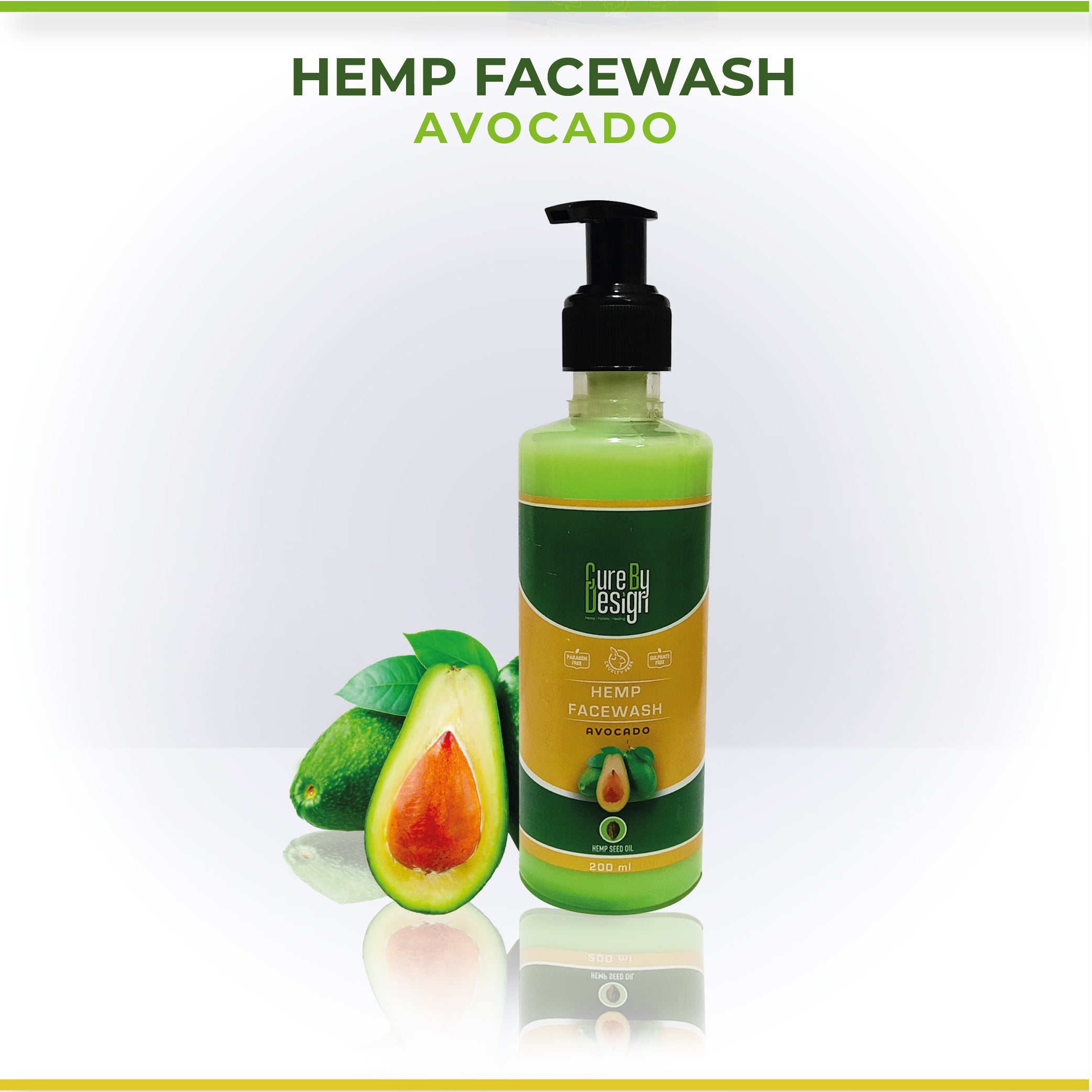 Hemp & Avocado Oil Face Wash