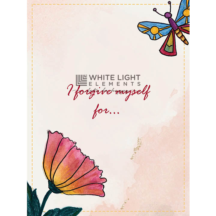 White Light Elements - I Forgive Myself For | BeKarmic | Screen Savers | eco stationery, Less than ₹500, Mindful Practices, Screen Savers, stationary, stationery, White Light Elements