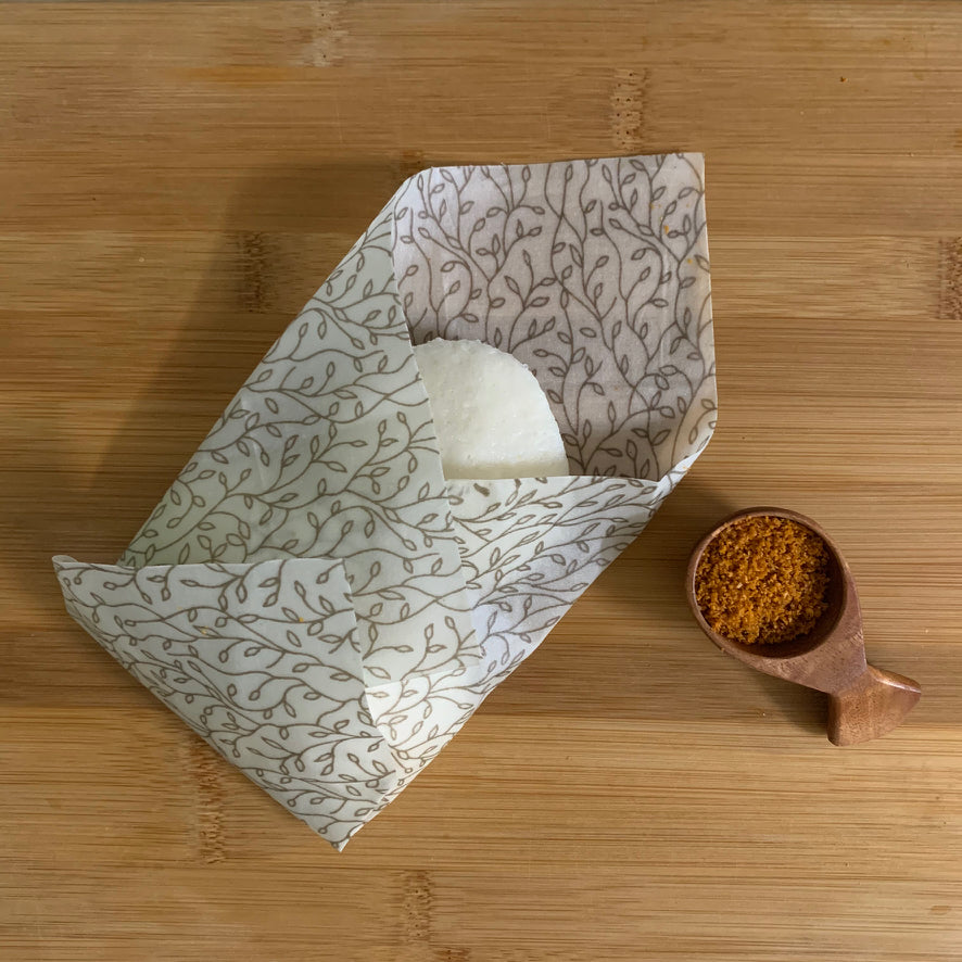 Urban Creative - Madhu Wrap (Beeswax Food Wrap) - Set of 2 Medium Wraps in organic cotton fabric | BeKarmic | Food Wrap | Food Wrap, Home, Home Essentials, Kichenware, Kitchen Essentials, kit