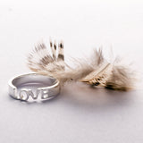Sweet word Silver 925 ring Love/Karma/Peace - Karma Koncept Lifestyle - BeKarmic