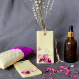 Natural Scented Wax Tablet - Kashmir Lavender & Rosewood Organic Essential Oils Infused In Beeswax - Urban Creative - BeKarmic