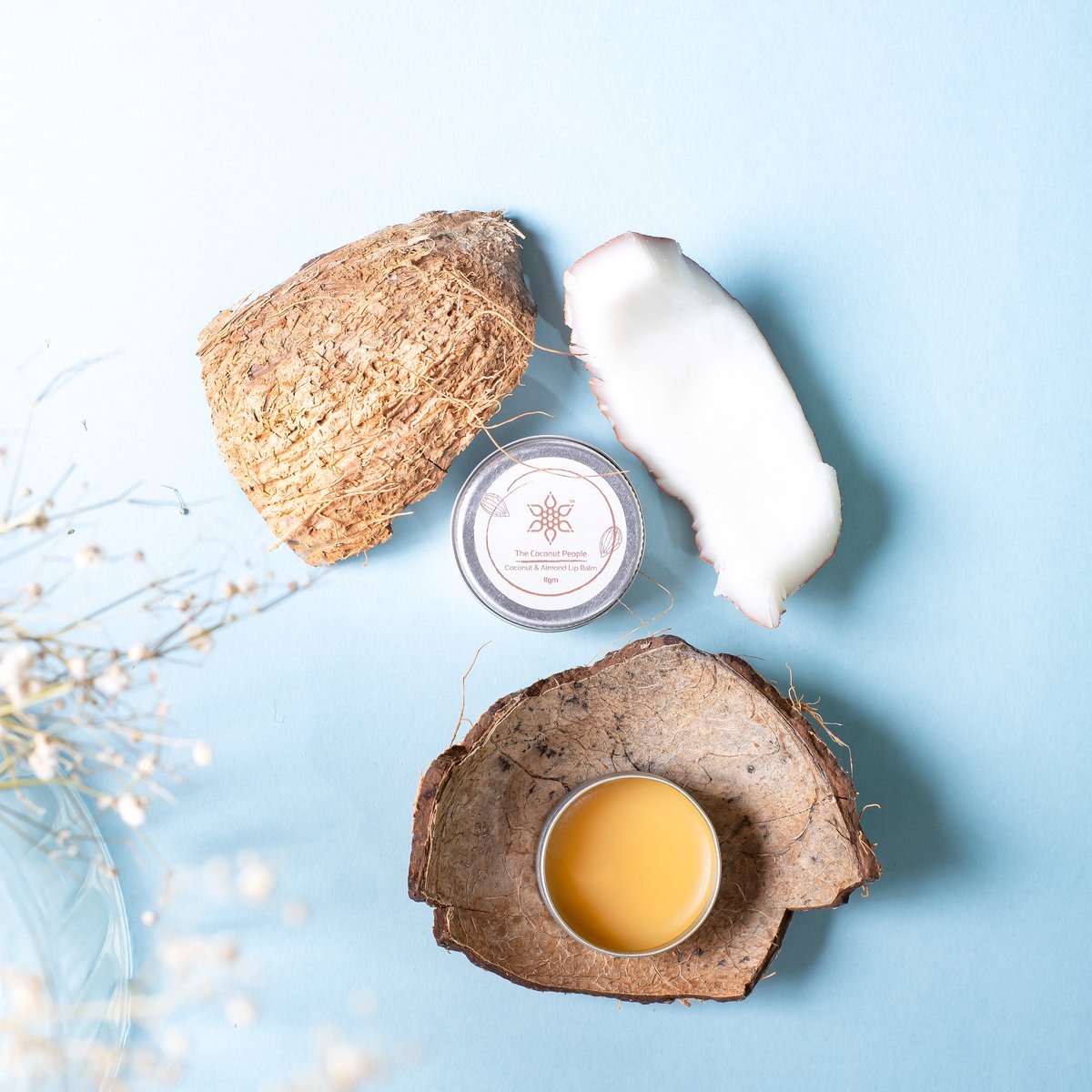 Coconut & Almond Lip-balm - The Coconut People - BeKarmic