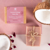 COCONUT & ROSE BODY BAR (COCO-LUXE)