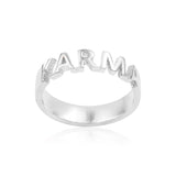 Sweet word Silver 925 ring Love/Karma/Peace - Karma Koncept Lifestyle - BeKarmic