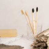 Bamboo Toothbrush Pack of 4