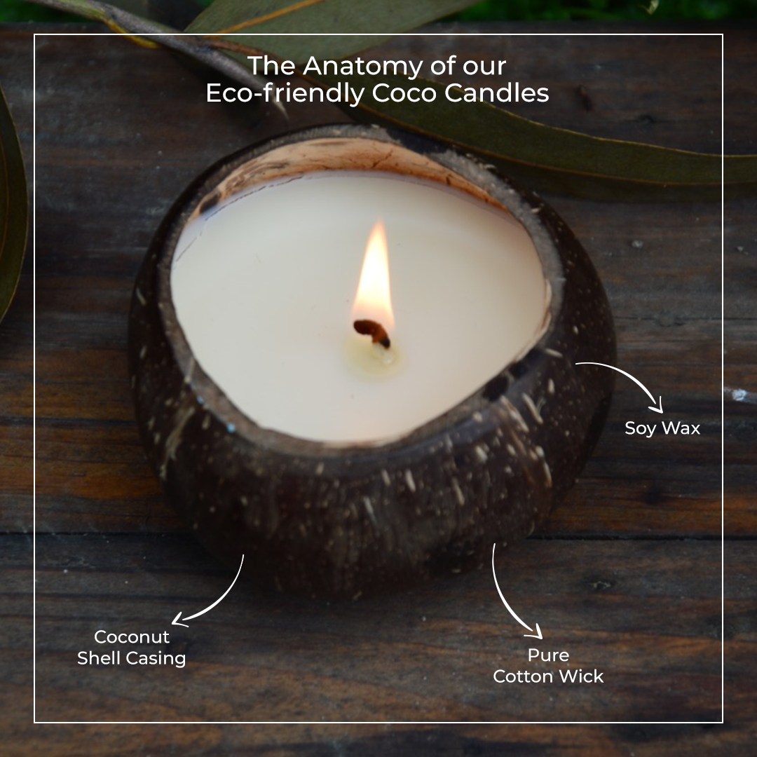 The Coconut People - Havelock Coco-Candle | BeKarmic | Candles | Aromatherapy, Candle, Candles, Candles & Fragrances, Freshners, Gifts, Hand made candles & Candle holders, Home, Home Gift ham