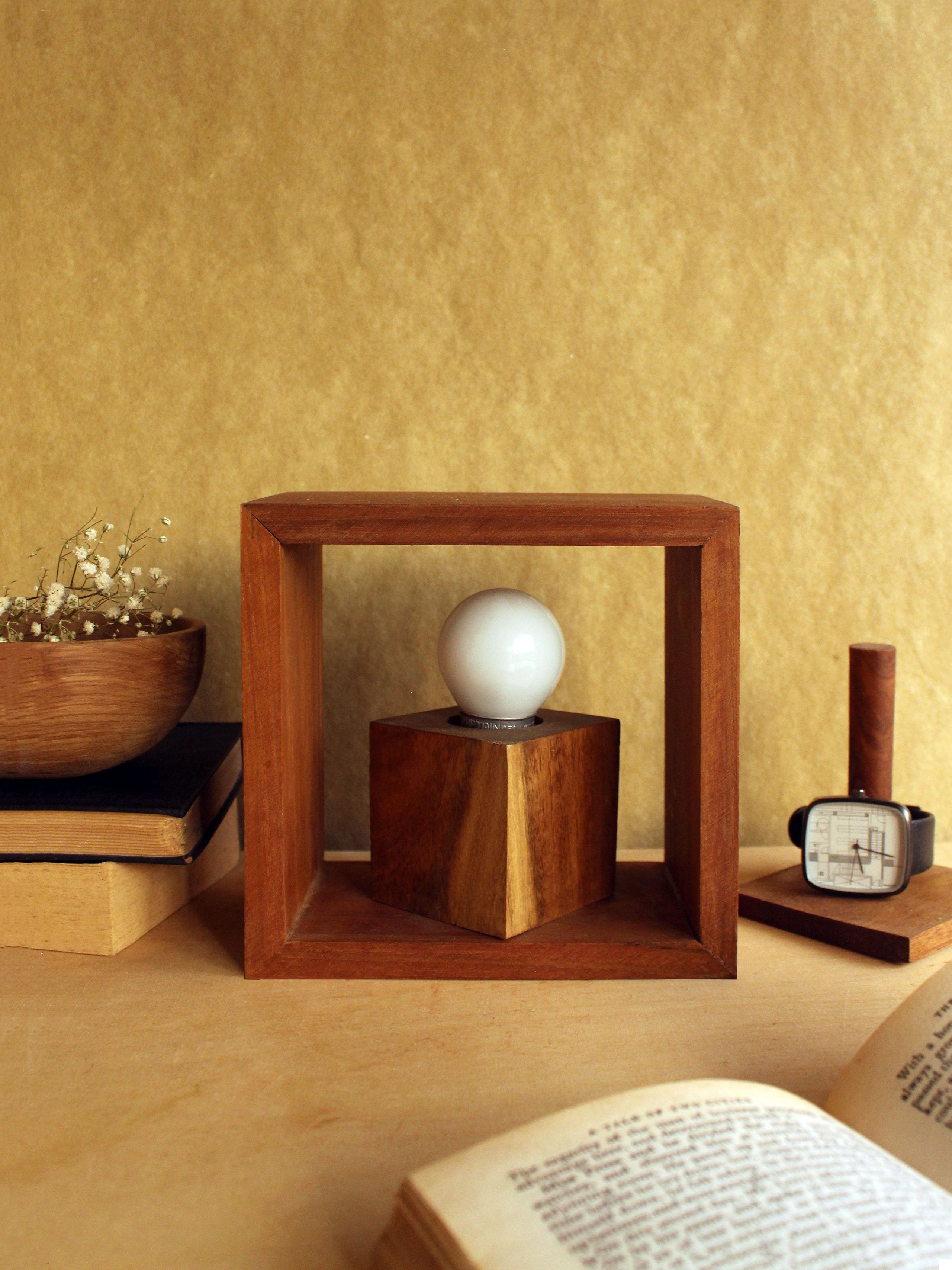 Framed Cube Lamp - Studio Indigene - BeKarmic