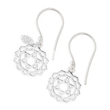 Simplicity Chakra silver 925 earrings - Karma Koncept Lifestyle - BeKarmic