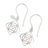 Simplicity Chakra silver 925 earrings - Karma Koncept Lifestyle - BeKarmic