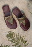 Ted Camouflage & Chocolate Sandals - Sandalwali - BeKarmic