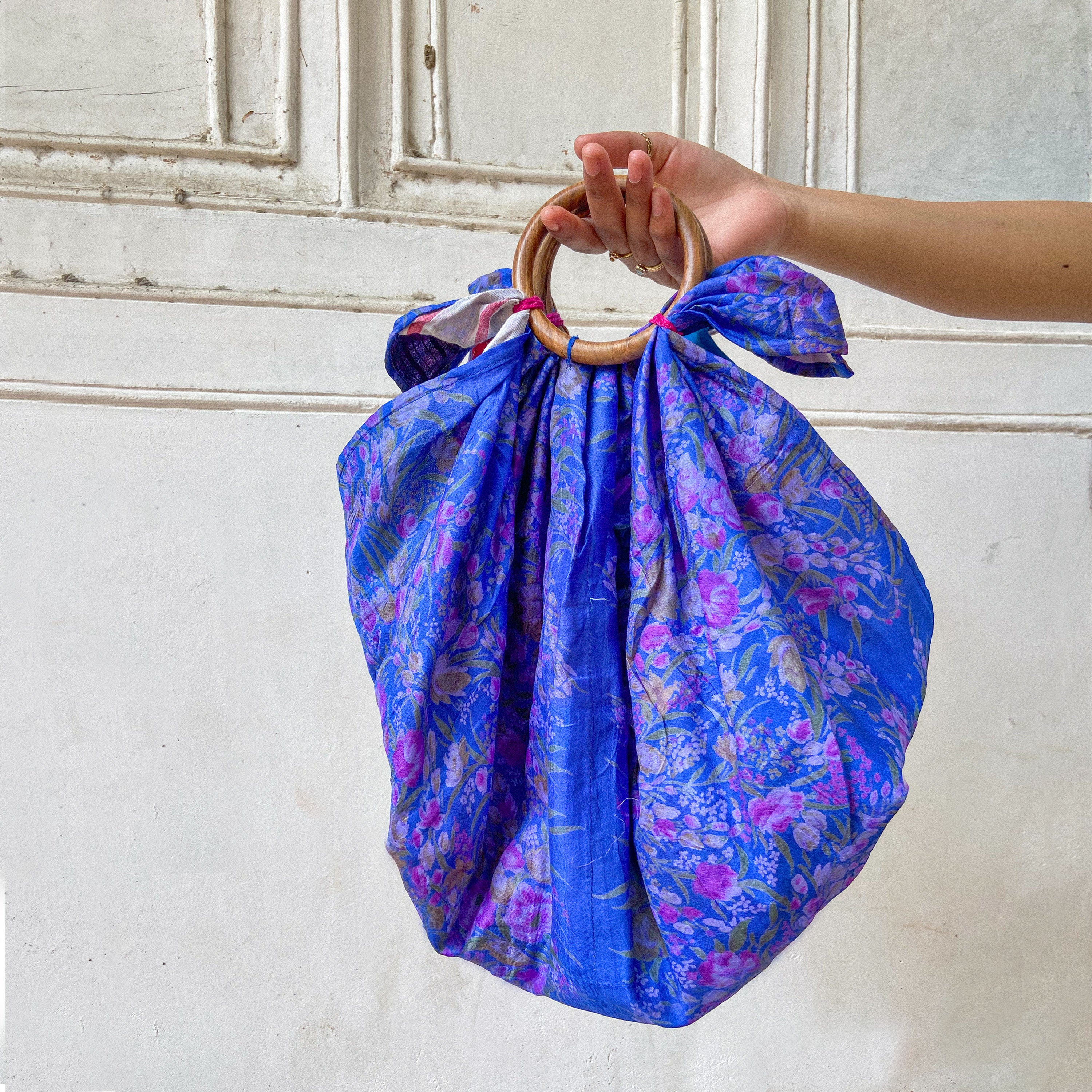 WeAreLabeless - Zero Waste Scarf Bag | BeKarmic | Scarf Bag | Accessories, Bag, Bags, Fashion, Scarf Bag, WeAreLabeless, Women, ₹2500 - ₹5000
