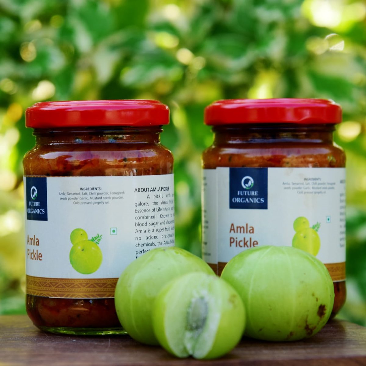Amla Pickle(set of 2) - Future Organics - BeKarmic