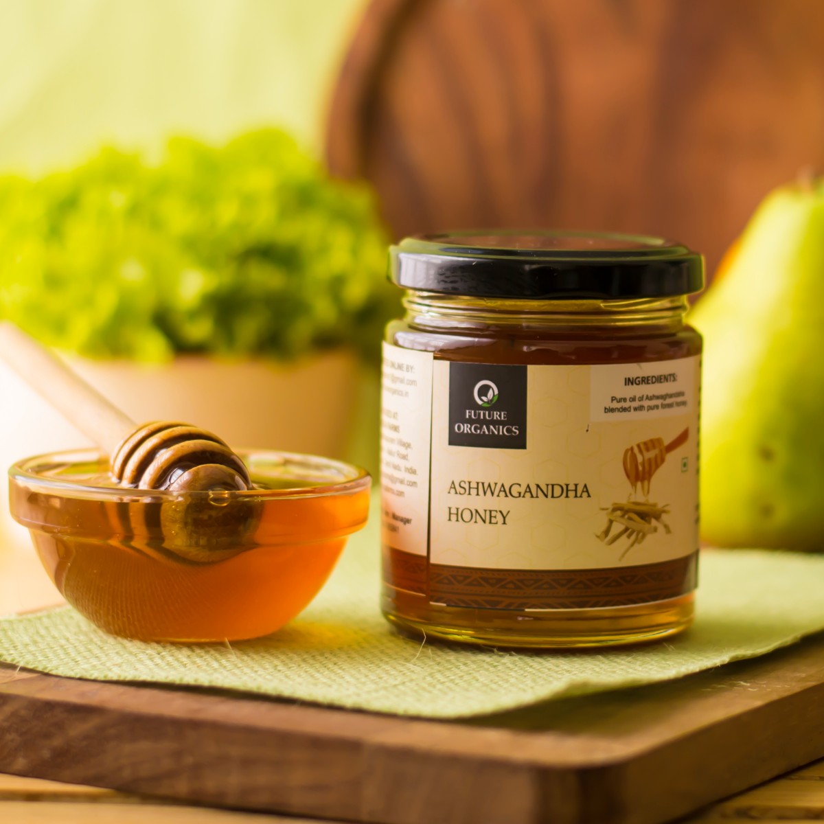 Ashwagandha Honey -Milk Based- - Future Organics - BeKarmic