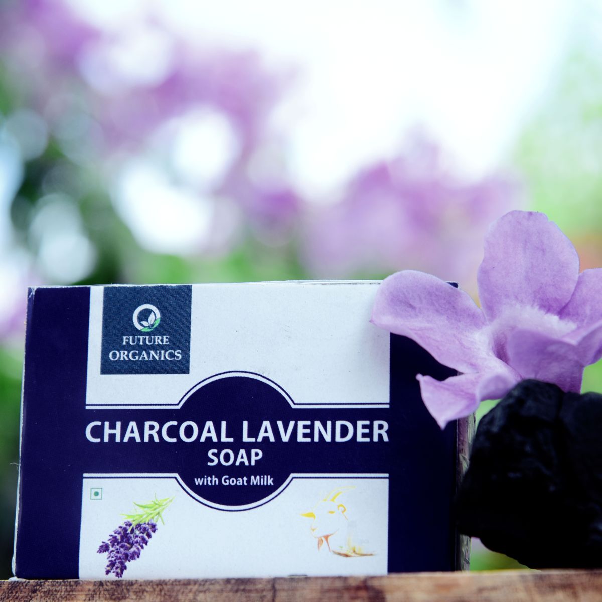 Charcoal Lavender Soap(set of 2) - Future Organics - BeKarmic