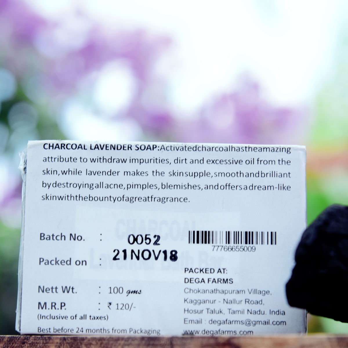 Charcoal Lavender Soap(set of 2) - Future Organics - BeKarmic