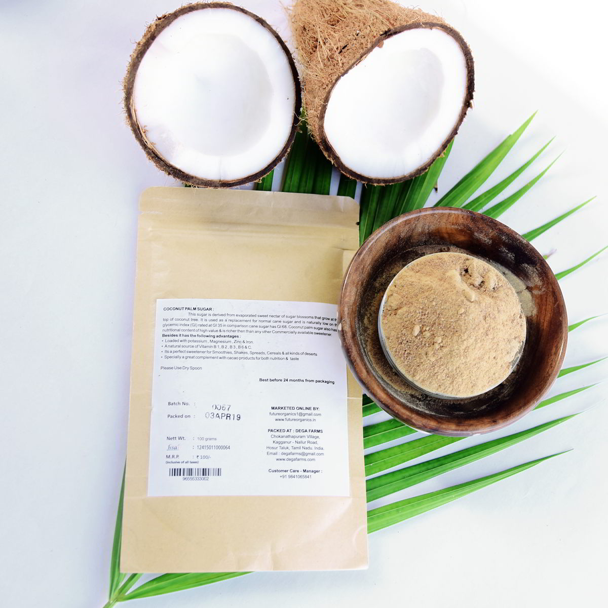 Coconut Palm Sugar(set of 2) - Future Organics - BeKarmic