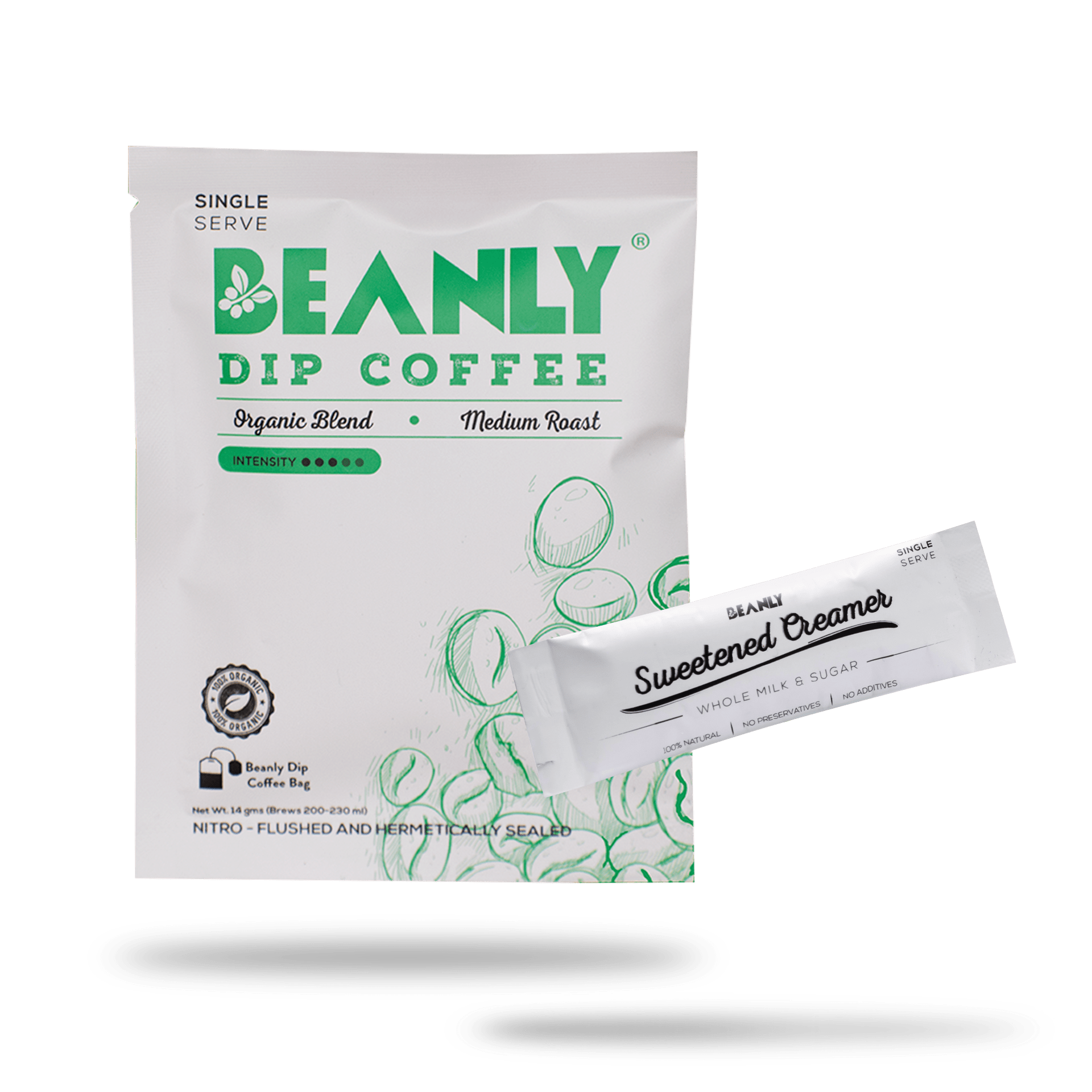 Organic Blend Dip Coffee Pack of 30 - Beanly - BeKarmic