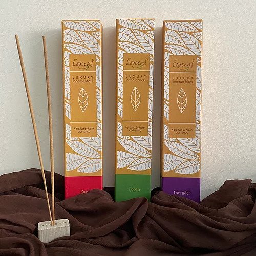 Agarbatti-Esscent Premium Flower-Based Incense Sticks (Combo of 3)