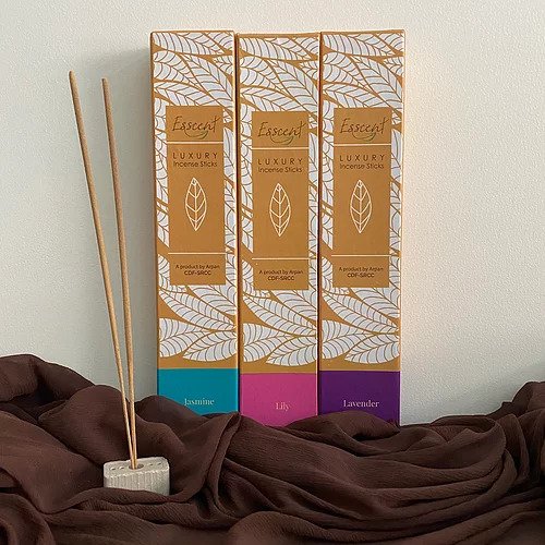 Agarbatti-Esscent Premium Flower-Based Incense Sticks (Combo of 3)