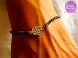Unity bracelet (carnelian. lapis, malachite, 7 stones, pyrite) with silver 925 charm - Karma Koncept Lifestyle - BeKarmic