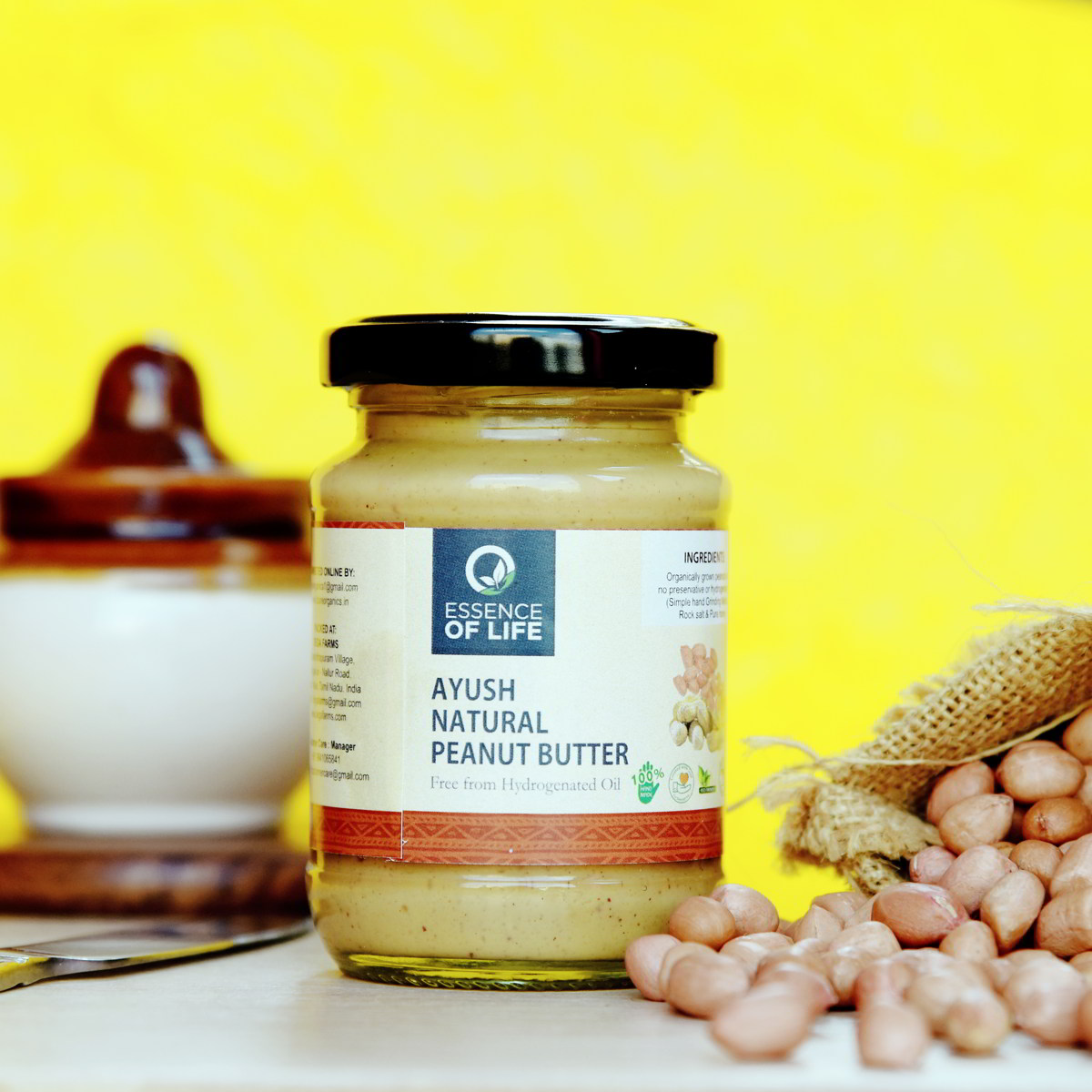 Natural Peanut Butter(set of 2) | Essence of Life - Essence of Life - BeKarmic