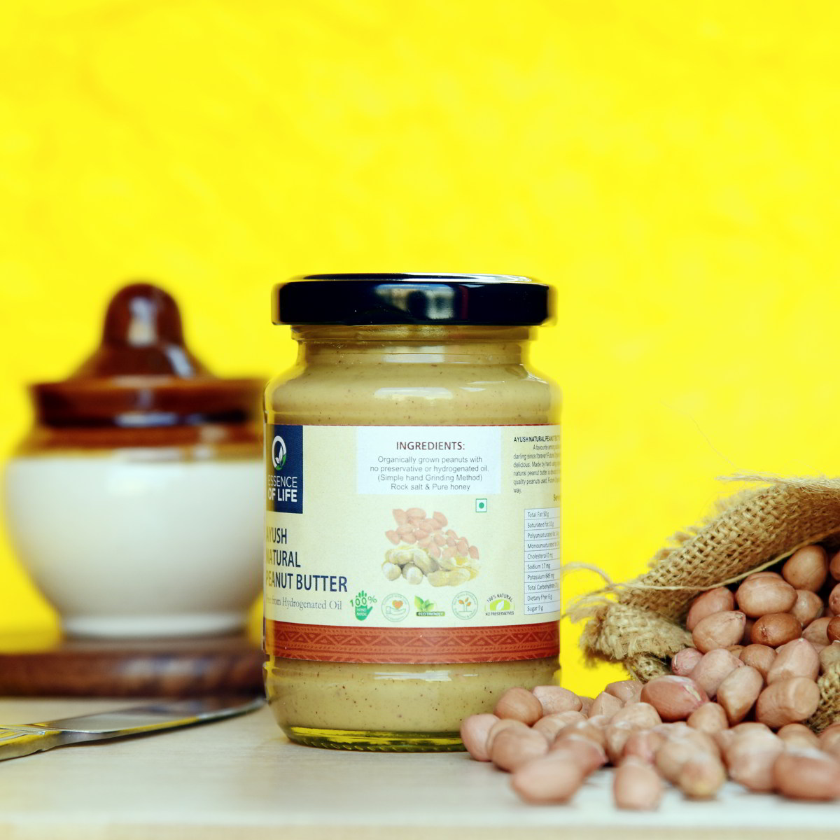 Natural Peanut Butter(set of 2) | Essence of Life - Essence of Life - BeKarmic