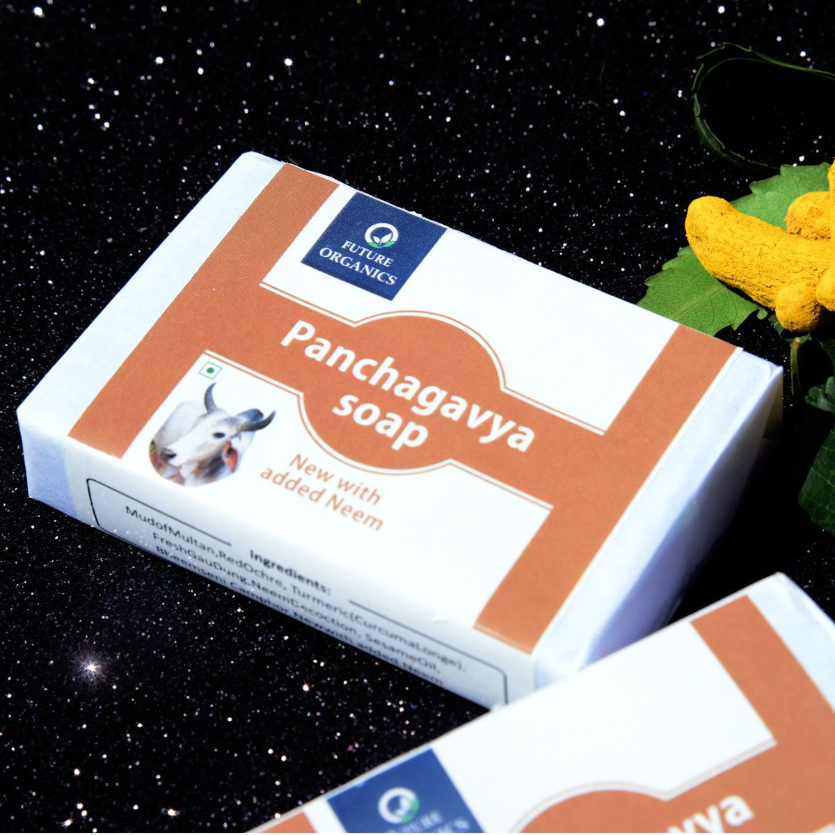 Panchagavya Soap(set of 3) - Future Organics - BeKarmic