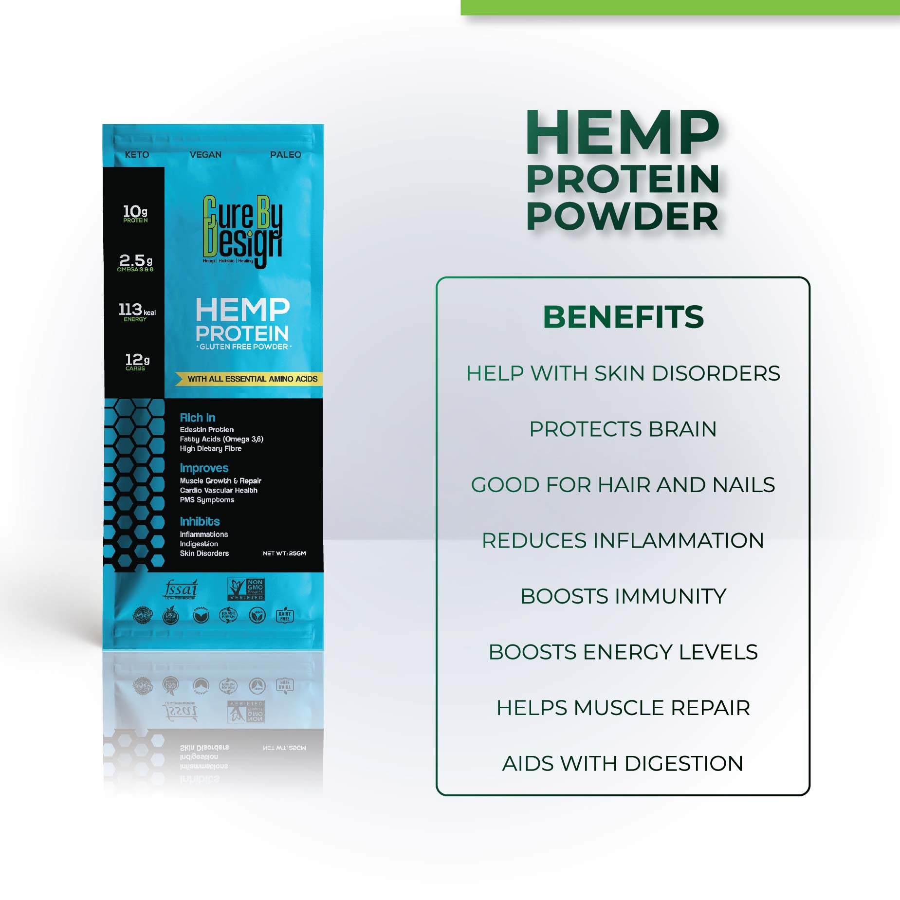 Hemp Protein Powder - 25G