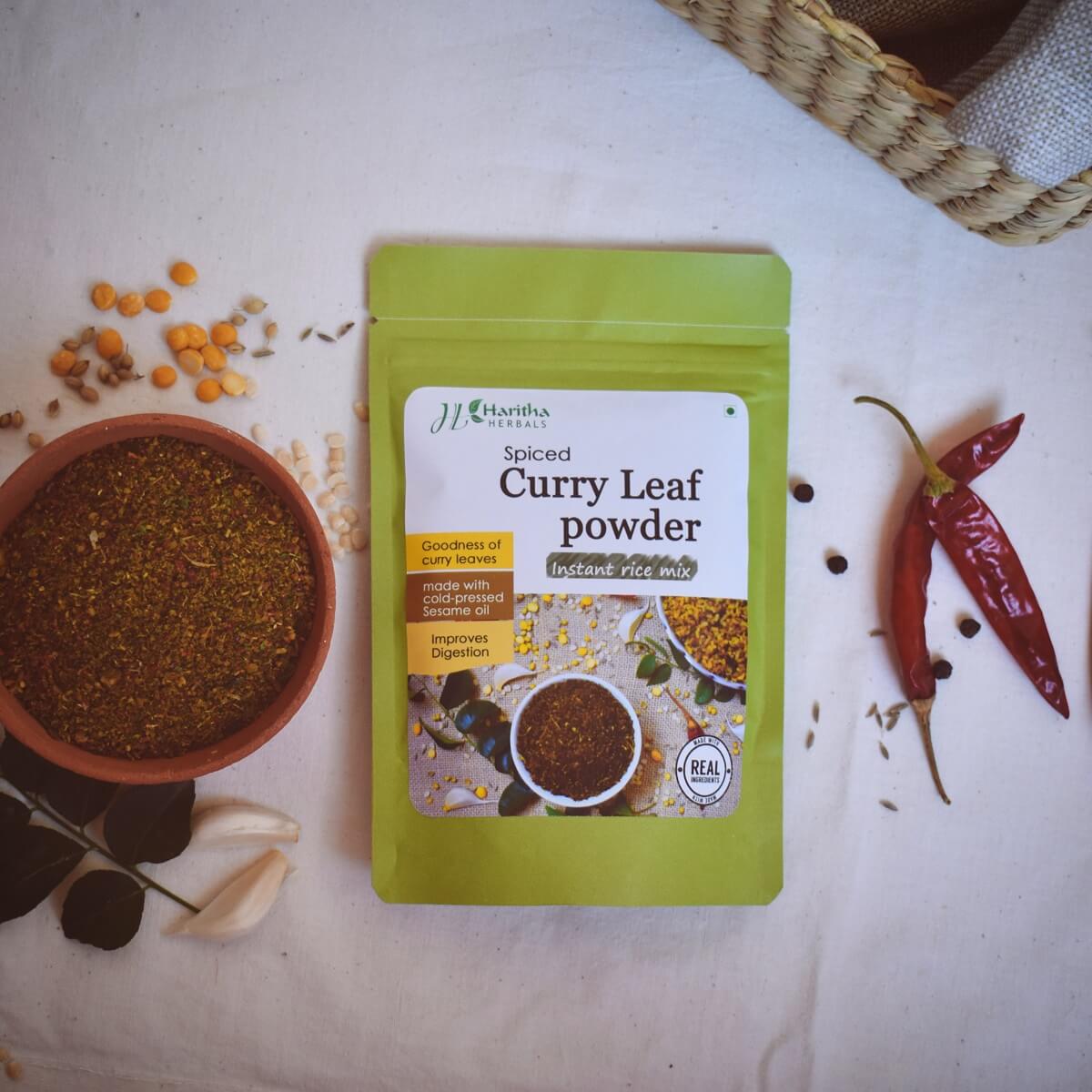 spiced Curry Leaf Powder(set of 2) - Future Organics - BeKarmic