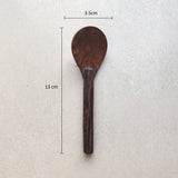 Coconut Shell Spoons- Set of 2 - Green foot print - BeKarmic