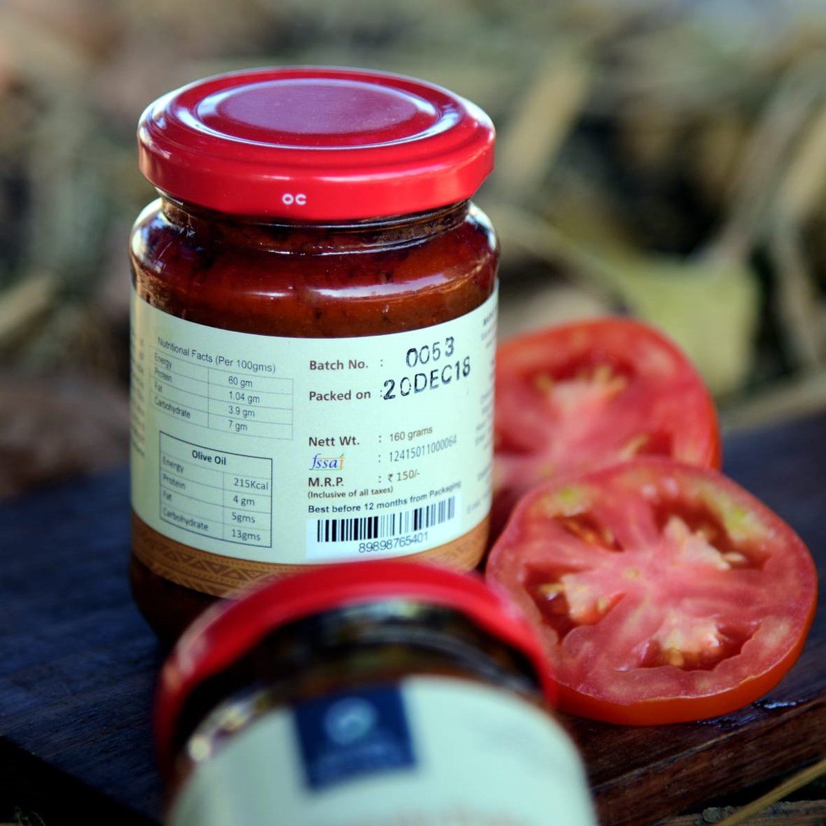 Tomato Pickle(set of 2) - Future Organics - BeKarmic