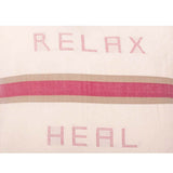 Cushion Cover- Relax Heal - White Light Elements - BeKarmic