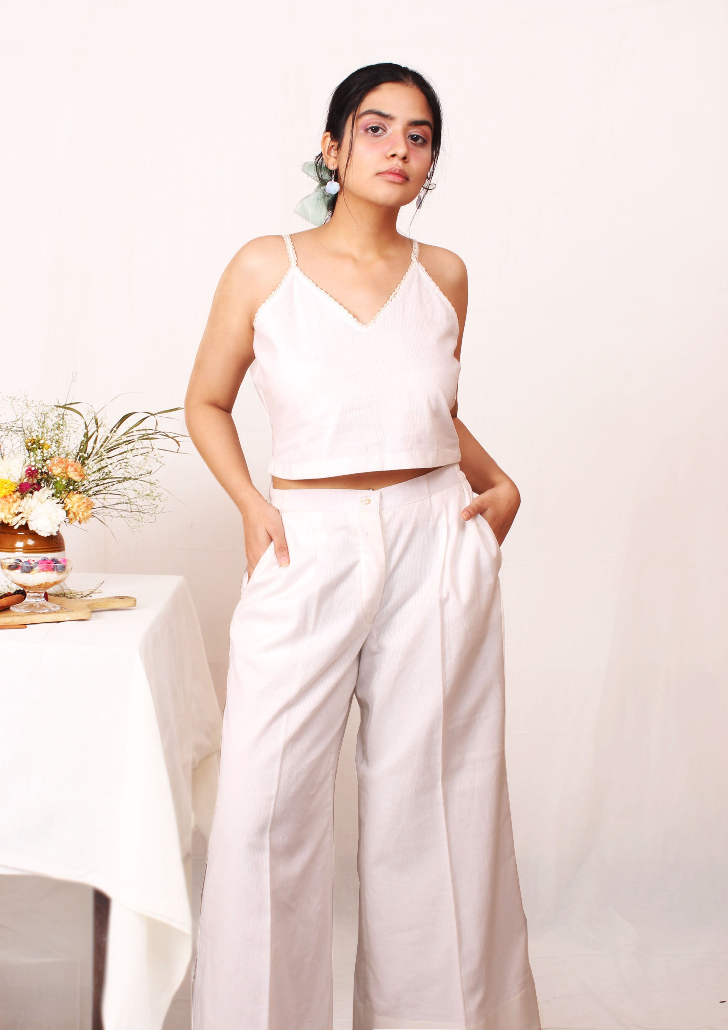 WeAreLabeless - Like Flat White Coffee Pants | BeKarmic | Pants | Bottomwear, Fashion, WeAreLabeless, Women, ₹2500 - ₹5000